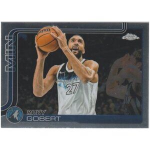 2025 Topps Chrome Rudy Gobert #165